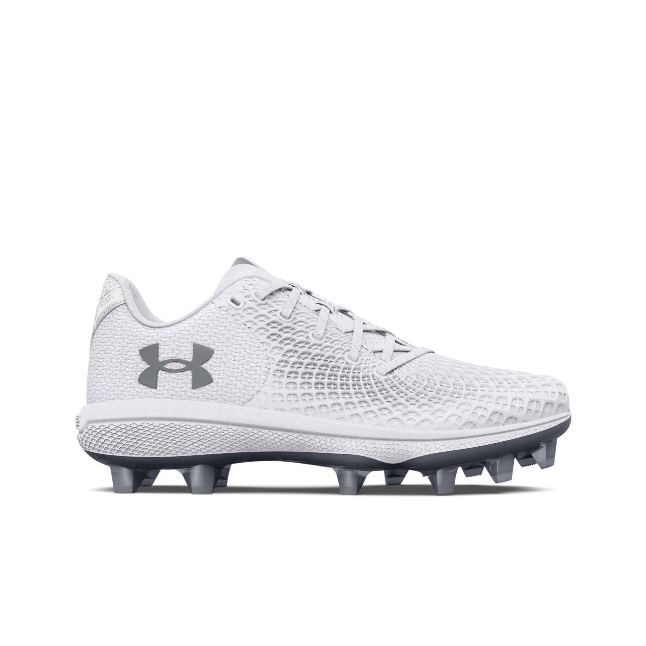 Under Armour Glyde 2 MT TPU "White/Metallic Silver" Women's Softball Cleat